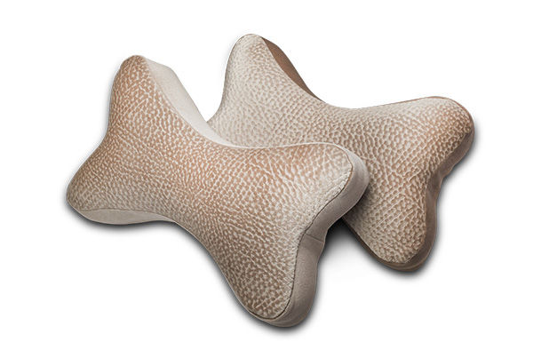 Cushion - Neck Support (Beige) | 2 Pieces